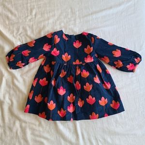 Jacadi baby velour dress